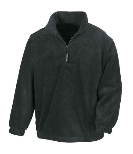 Result Zip Neck Polartherm Top - Black - 3XL